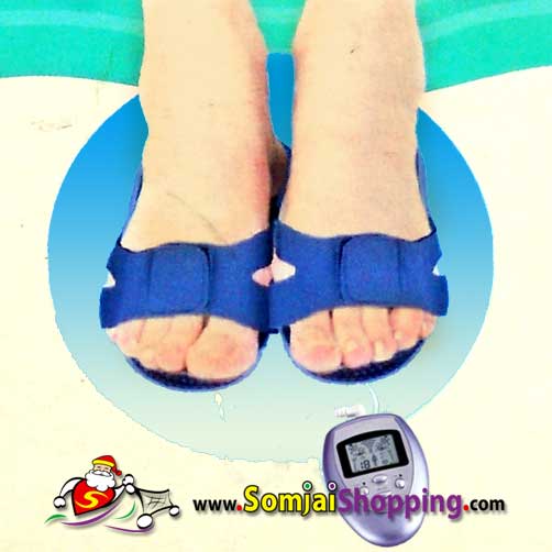 เครื่องนวดคลื่นความถี่เพื่อสุขภาพเท้า Electronic Foot Massage 